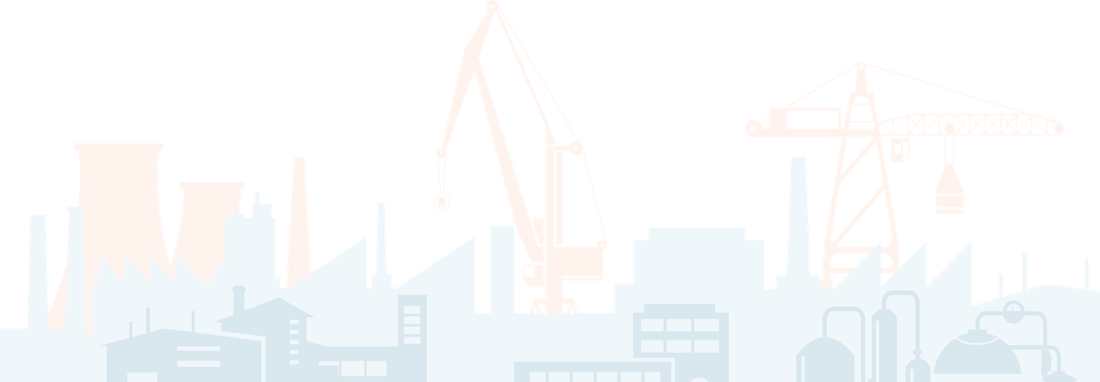 Industrial Skyline Illustration